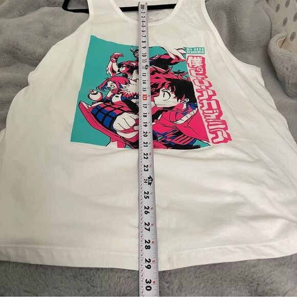 NWOT Anime my hero, academia Graphic White Tank Top size XXL - Picture 6 of 6